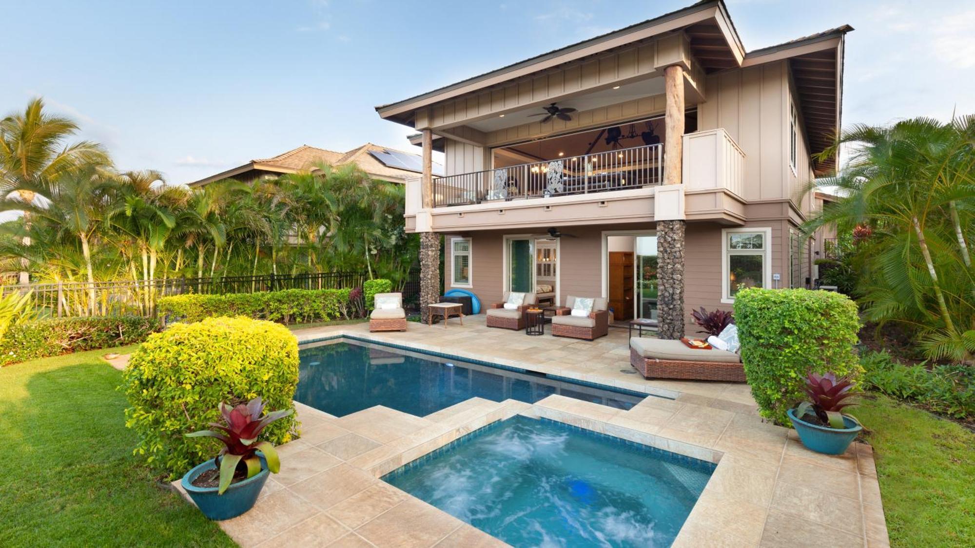 Lotus Pad Vibrant Kamilo 4Br Home With Heated Pool And Spa Waikoloa Exterior photo